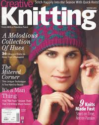 Knits about winter is a book to treasure, and in the colder months will encourage you find the beauty and colour in the darkest season, evoking the warm glow that only beautiful knits can. Creative Knitting Winter 2014