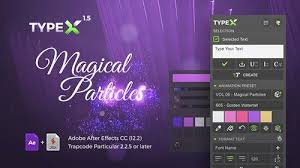 Typex Text Animation Tool Magical Particles Pack Handwritten Calligraphy Titles V1 5 1 Project Script For After Effects Videohive