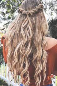 Half Up Hairstyles With Easy To Do Twists Halfup Hair Styles Prom Hair Down Half Up Hair
