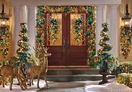 Frontgate christmas decorations reindeer paper mache. This Year Joy Will Spill Out Onto My Entryway Outside Christmas Decorations Front Door Christmas Decorations Christmas Door Decorations