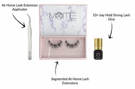 Put eyepads on the lower lashes. Moitie Cosmetics 10 Day Diy Lash Extension Review Lauren Erro