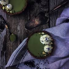 Matcha Black Sesame Tartlets Matcha Tartelettes Mit Schwarzem Sesam Lemacaronmagiques Webseite Sesam Matcha Schwarzer Sesam