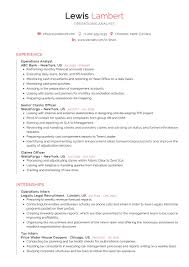 Supply chain business analyst resume. Operations Analyst Resume Example 2021 Writing Tips Resumekraft