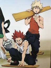 Boku no hīrō akademia) is a japanese superhero manga series. Bakugo And Kirishima Official Art 2 My Hero Academia Amino