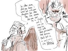 ready, aim !!! — You single handedly made me start shipping hawks...