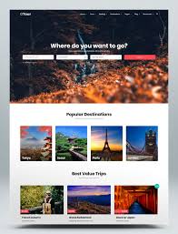 Travel Agency Html Template In 2020 Travel Agency Travel Website Templates Travel Website