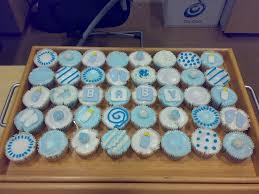 From baby showers to birthday parties these easy and inexpensive cupcake stands will help make your dessert table stand out from all the others. Youngmenheaven Blue Baby Shower Cupcake Ideas