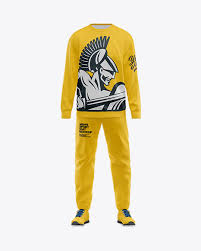 Download Men S Sport Suit Mockup Front View In Apparel Mockups On Yellow Images Object Mockups