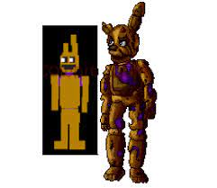 Purple guy in spring bonnie dylanluper. Fnaf 3 Springtrap Purple Guy Sprite Remake By Julynnx On Deviantart