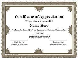Professional certificate of appreciation golden template design. 30 Free Certificate Of Appreciation Templates And Letters