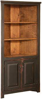 An antique corner cupboard from the 18th century. Vintage Pine 32 Corner Cupboard Corner Hutches Kloter Farms
