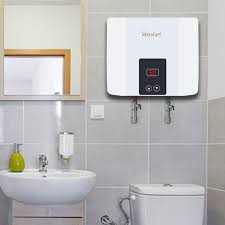Dual purpose infrared mirror heater provides cosy warmth for bathrooms and doesnt steam up when on. Mini Kitchen Bathroom Wall Mounted Water Heater Instant Tankless Electric Hot Water Heater Thermostat Fast Heating Calorifier Electric Water Heaters Aliexpress