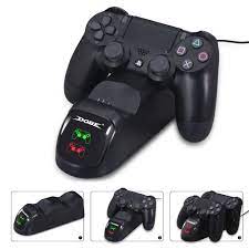 Dual charging station for ps4 slim wireless controller. Dobe Tp4 889 Dual Charging Dock For Ps4 Wireless Controller Quick Charging With Led Indicator Light