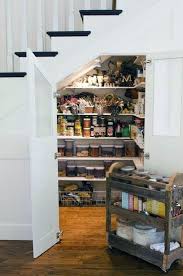 Pretty simple really, as you can see from the picture, i just modified one short and two tall cabinets to fit under our stairs. Under Stairs Pantry Stairs In Kitchen Staircase Storage Under Stairs Pantry