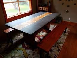 Concrete And Wood Slab Table Wood Slab Table Wood Slab Dining Table Wood Slab