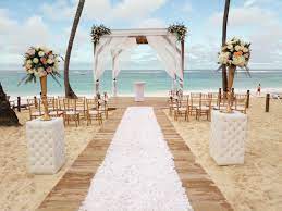 Beach Gazebo Ceremony With Add On Pillars Punta Cana Beach Punta Cana Wedding Royalton Punta Cana