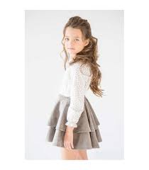 Maybe you would like to learn more about one of these? Jupe Gris Petite Fille Isabella