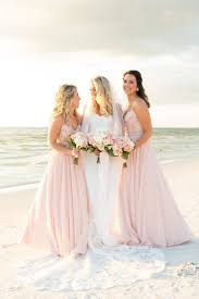Elegant Marco Island Wedding With A Spectacular Sunset Destination Wedding Details Beach Wedding Bridesmaid Dresses Beach Bridesmaid Dresses Beautiful Beach Wedding