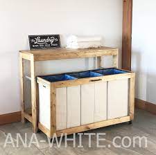 I'm so excited to share my beautiful upcycle with you. Laundry Station Ana White