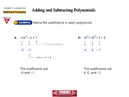 You add polynomials when there are plus signs. Ppt Adding And Subtracting Polynomials Powerpoint Presentation Free Download Id 6243753