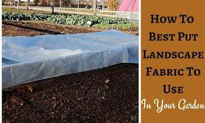 Quick And Easy Steps To Using Landscape Fabric In Your Garden Landscape Fabric Xeriscape Landscaping Stone Landscaping