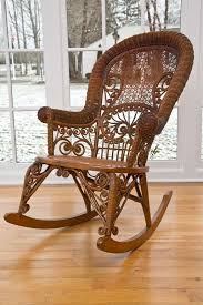 Antique Victorian Wicker Rocker Wicker Rocking Chair Wicker Rocker Victorian Wicker
