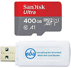 We did not find results for: Amazon Com Sandisk 400gb Micro Sdxc Ultra Memory Card Class 10 Uhs 1 Works With Nintendo Switch Lite Gaming System Sdsquar 400g Gn6mn Bundle With 1 Everything But Stromboli Micro Sd Multi Slot Card Reader Electronics