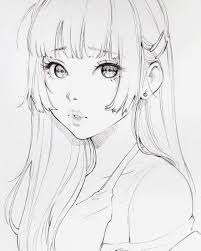Ladowska Line Art 1 Anime Drawings Sketches Art Drawings Anime Sketch