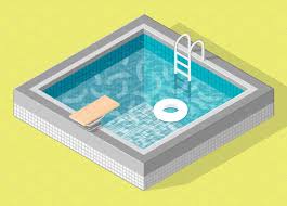 Isometric Pool By Timur Zima On Creativemarket Pool Drawing Pool Art Isometric Design