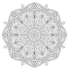 Remember, you don't have to color the whole thing in one sitting. Mandala For Coloring Book Page Stock Vector Illustration Of Coloring Holiday 109682167