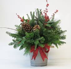 Winter Container Christmas Flower Arrangements Christmas Arrangements Christmas Greenery Arrangements