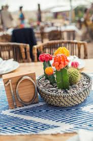 Did you know you can mix cacti in with your other wedding flowers for unique, textural centerpieces? Cactus Wedding Table Centerpieces Off 79 Buy