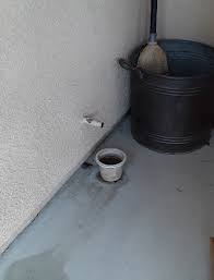 The ac overflow pan which has a pvc line, that more than once has been used when the primary drain clogged, routes so that it looks like *our* hvac primary overflow pipe was routed into the vent pipe for plumbing (which is open up to the roof). Pipe Drips Water On My Exterior Porch Home Improvement Stack Exchange