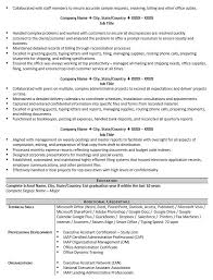 For example, say a job ad is looking for a cap certified administrative assistant. Executive Assistant Resume Example 5 Tips To Writing One Zipjob