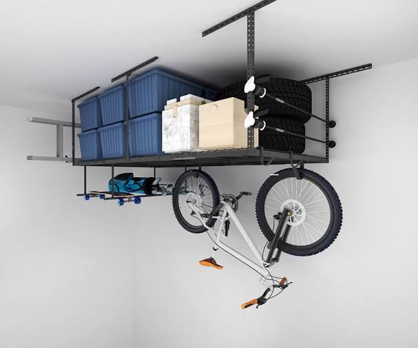 Image result for Fleximounts Overhead Garage Storage Rack