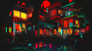 Abstract red and blue liquid looped background animation | free version footage. China Town In 4k Wallpaperengine