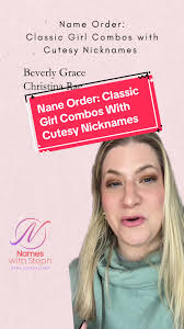 Do you think the should do another two letter nickname or something else?  #nameswithsteph #nameorders #nicknames #vintagegirlnames #classicbabynames  #middlenames #babynameconsultant