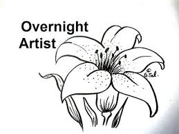 Pin By Danielle Batog On Art Journal Videos Volume One Flower Drawing Lilies Drawing Easy Flower Drawings