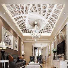 As you start browsing furniture, decorating and wall ideas for your room, think about the space's desired purpose and focus on a few staple items, such as a comfortable sofa and a coffee table, then choose the rest of the accent furniture and wall decor accordingly. Custom Any Size Mural Wallpaper Art Geometry Ceiling Design Mural Living Room Bedroom Modern Creative Ceiling 3d Papel De Parede Wallpapers Aliexpress