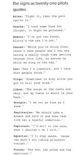 And It S One Two Three What Are We Fighting For Lyrics Pin By Julia On Gemini Zodiac Star Signs Zodiac Signs Cancer One Pilots