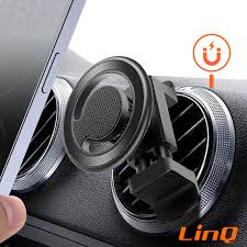 Support téléphone voiture MagSafe grille aération
