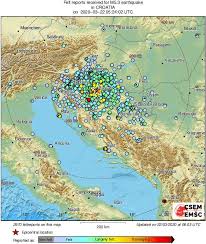 Destructive 5 3 Magnitude Earthquake The Strongest In 140 Years Hit Zagreb Croatia This Morning March 22nd Severe Weather Europe