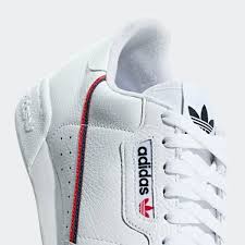 Cloud White, Scarlet & Navy Continental 80 Shoes | Originals | adidas US