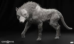 Artstation God Of War Poison Wolves Maxence Fleuret God Of War Wolf Sculpture Wolf Character