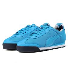 Puma Roma Basic Geometric Kadin Gunluk Ayakkabi Mavi 36248403 Ayakkabilar Mavi Kadin