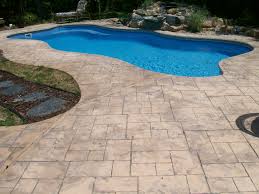 Pool Deck Patios Lake Norman Custom Concrete Cornelius Nc