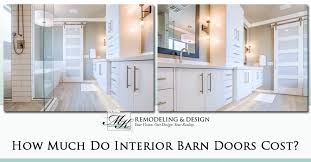 It is the most common material for doors especially interior and exterior entrances. Barn Door Cost 2020 Average Installation Prices Mk