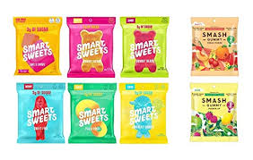 Ultimate Healthy Keto Gummies Variety Smart Sweets Vs Smash Gummy Try All 8 Flavors And Choose Your Favorite From Peach Ring Star Burst Sour Buddies Fruity Sour Gummy Bears Sweet Fish Buy