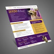 7785 x 3581 png 511 кб. Design A Highlight Sheet For The Westminster Dog Show Postcard Flyer Or Print Contest 99designs