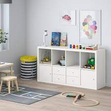 Meuble de rangement 4 cases blanc vertbaudet. Kallax Shelf Unit With 4 Inserts White 30 3 8x57 7 8 Ikea